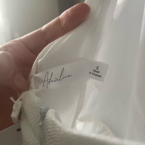 Aderlina - Dahlia Mini Dress White - Picture 4 of 4